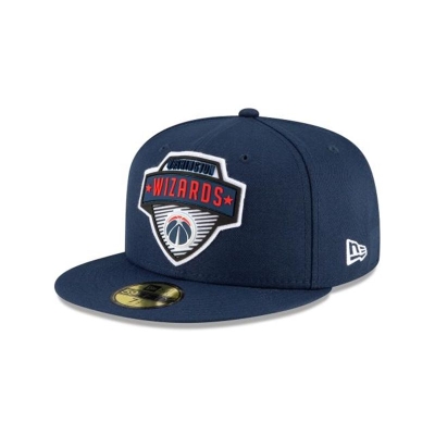 Blue Washington Wizards Hat - New Era NBA Tip Off Edition 59FIFTY Fitted Caps USA4869072